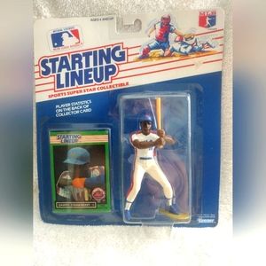 Kenner Starting Lineup Darryl Strawberry Action Figure, 1988 FIRST Edition